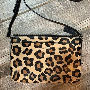 Coach leopard crossbody